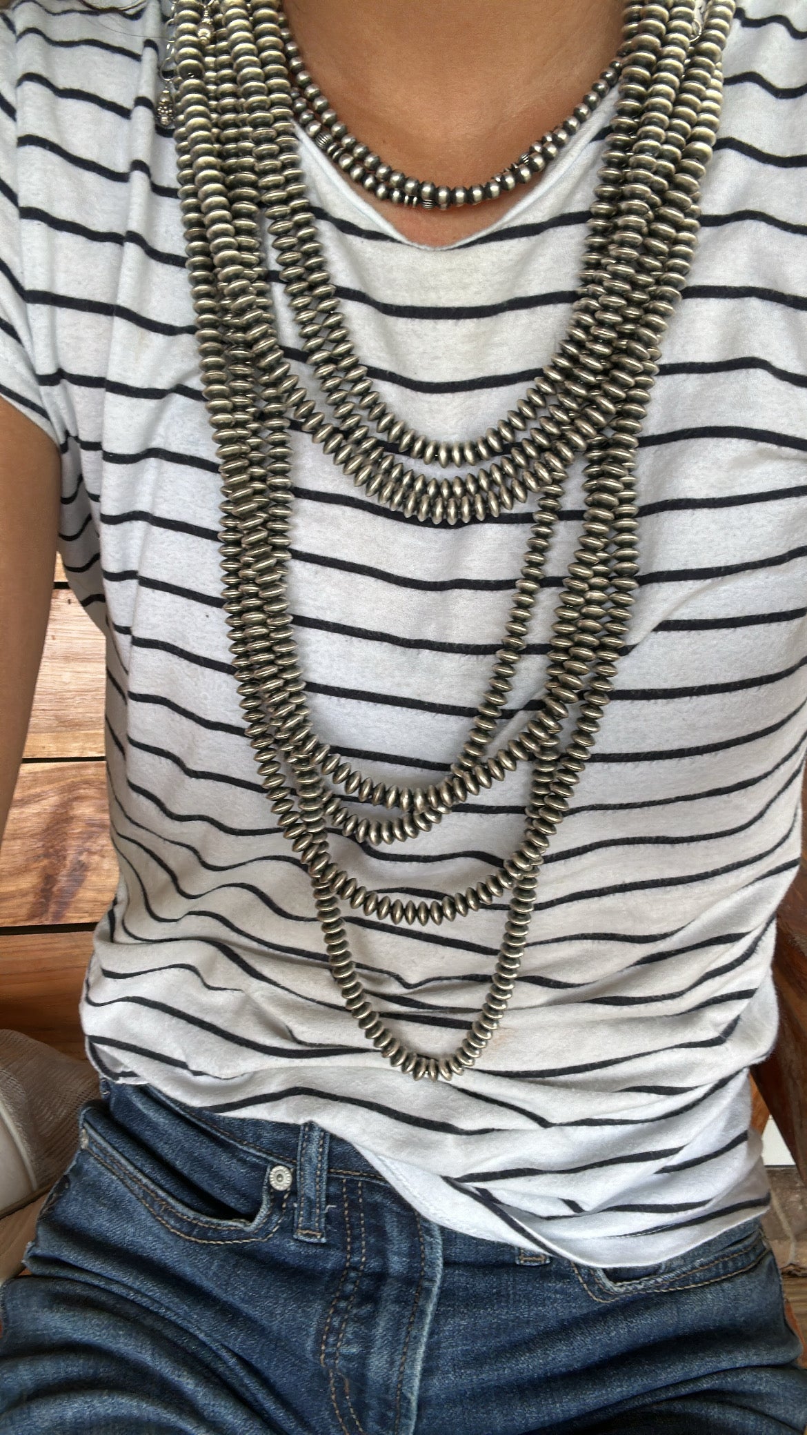 Sterling silver saucer pearls