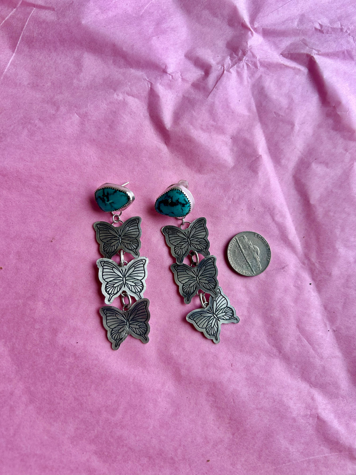 Butterfly dangles – RC Silver Co