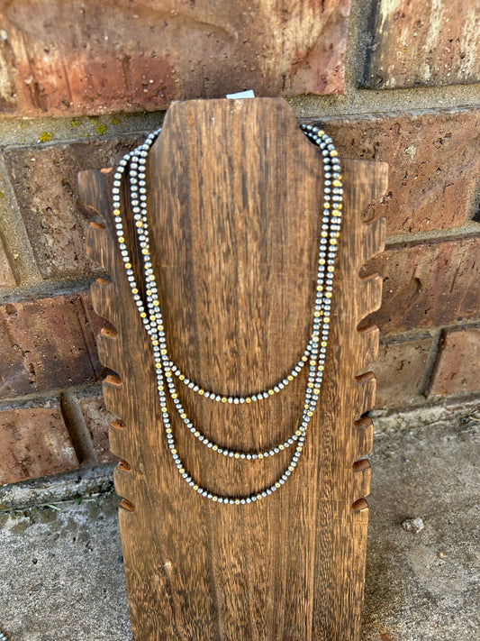 Mixed metals pearls
