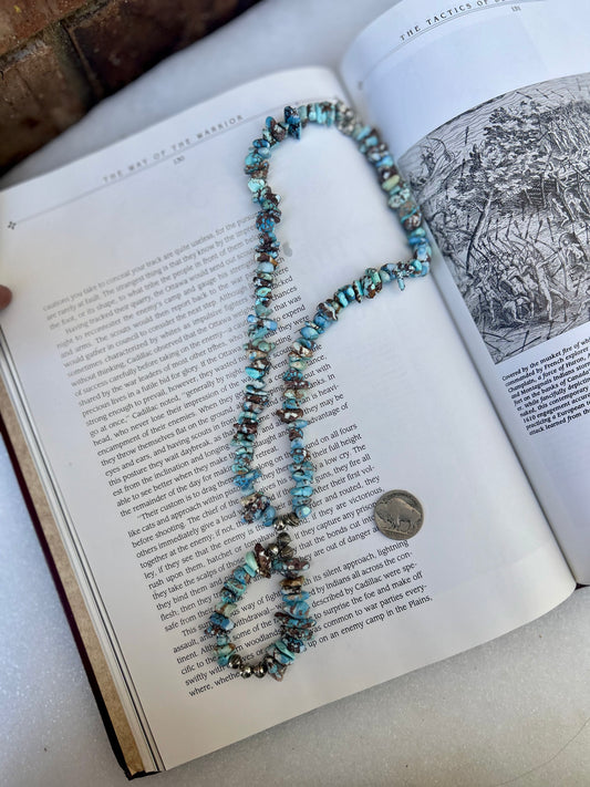 Hand-strung Golden Hills necklace